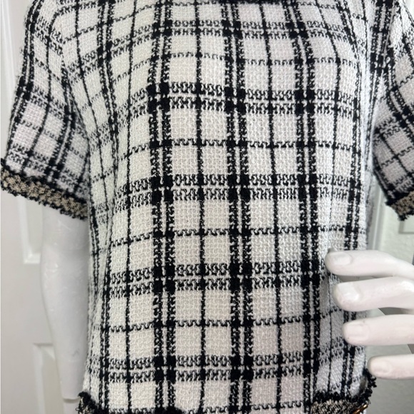 Entro Short Sleeve Round Neck Side Slit Midi Dress #132 - Picture 9 of 15